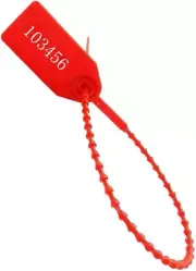 Plastic Security Tags Numbered Tamper Proof Seals Self Locking Zip Ties 9.84" Le