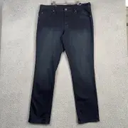 Buffalo David Bitton Jeans Mens 38x34 Dark Wash Jackson Straight Fit Stretch NWT
