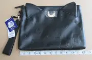 Sailor Moon GU x Sailor Moon 25th Anniversary Clutch Bag Luna ＆ Artemis Black
