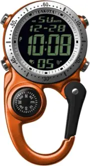 Digital Clip, Clip Watch, Alarm, Stopwatch, Timer and Dual Time Watch, Outdoor G