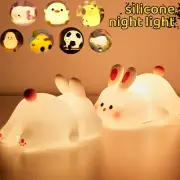 Soft Silicone Night Light - USB Rechargeable Touch Control 3-Level Dimmable Beds