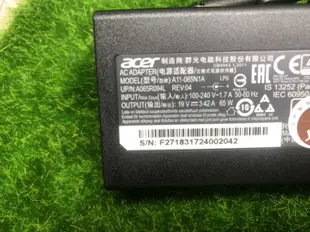 全新原廠公司宏碁 acer Ultrabook 筆電 充電器 19V 3.42A S5 S7 S5 391 S7 391
