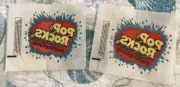 Lot Of 2 Pop Rocks Candy Vinage Iron-on transfers. Rare