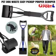 Pet Dog Waste Easy Pickup Pooper Scooper WalkingPoo Poop Scoop Grabber Picker AU