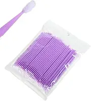 bylikeho Touch Up Paint Brushes,Car Accessories Micro Applicator Brush,100Pcs Automotive Use Repair Paint Brushes,Auto Car Detailing,1.5mm Disposable Micro Applicators for Car Paint Chip Repair