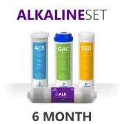 6 Month Alkaline Reverse Osmosis / Under Sink Replacement Filter Set – 4 Filters