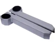 Pair RH & LH Grey Door Armrest Cup Holder Compatible with Toyota Land Cruiser 70 Series LC70 76 79 Hj75 Hzj75 Hzj79 Hdj79