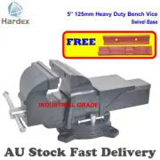 5" 125mm Bench Vice Swivel Base with Anvil Cast Iron (Triple Heavy Duty) 18KG