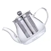 Glass Teapot for Stovetop Heat Resistant Safe Clear with Infuser
