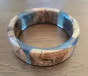 Hand Crafted Bangle*Spalted Maple*