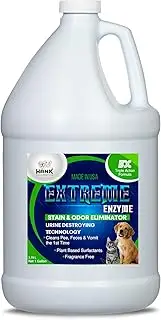 Enzymatic Pet Stain & Odor Eliminator,1 gal. Powerful Natural probiotic Cleaner formulated to Attack Dog and cat Waste and Urine. Made in The USA, Fragrance Free, Safe for All Pets and Fabrics. (128)