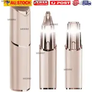 Facial Hair Remover Women, Rechargeable Eyebrow Razor, 2 In 1 Eyebrow Trimmer◦