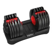 Smartbell, Quick-Select Adjustable Dumbbell for Home Gym, 5-52.5 Lbs. Weight, Bl