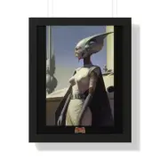 Galactic Visions - "Celestial Warrior" - Framed Print - 16"x20"