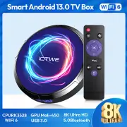 Smart TV BOX T95 W Android 13.0 Allwinner 128 GB Quad Core WIFI Media Streamer