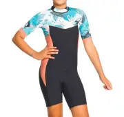 ROXY Girls' 2/2 SYNCRO BZ S/S Spring Suit - XKMY - Size 12G - NWT