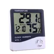2 Pcs Indoor Outdoor Humidity Meter Digital Thermometer Hygrometer Electronic LCD Weather Station(WHITE)