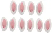 5 Pairs Bunny Ear Headband Hair Pins Decor Bunny Costume Accessories Hair Clips Decor Hair Charm for Bunny Accessories Costume Creative Rabbit Ear