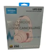 Soundcore By Anker Life Q30 Pink Active Noise Cancelling Bluetooth Headphones