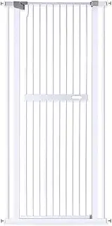 MelPet Dogs Safety Gate Extra Tall 150cm Pet Security Gate Retractable Safety Guard, Portable Extension Dog Fence Guard Adjustable Walk Through Door Stair Doorway Balcony (Long Handle for Dogs)
