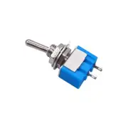1Pcs Toggle Switch 2 Position Mini 2-Pin ON/Off Miniature Toggle Switch 6A 125V