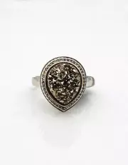 Sterling Silver Druzy Ring