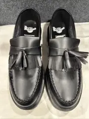 Doc Marten V Adrian Quad Mono Black Platform Oxfords, Brand New, Women’s Size 11