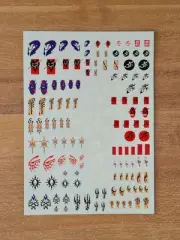 Drukhari transfer sheet - Drukhari decals - Warhammer 40k