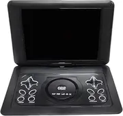 IOIUSKKU Portable DVD Player for Car 270° Rotation Built-in Stereo Speakers Support TV Function Portable HD Ray Player ABS