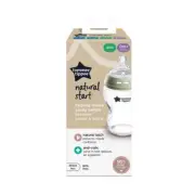 Tommee Tippee Natural Start 250ml Glass Bottle Slow Teat 1 Pack
