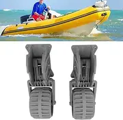 ElgnAura Dinghy Launching Wheels, 2pcs Nylon Inflatable Boat Easy Mount Launching Wheels for Raft Small Kayak, Enhanced Stability and Support