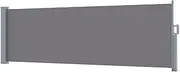 Instahut Side Awning Sun Shade Outdoor Blinds Retractable Screen Patio 1X3M Grey