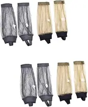 UPKOCH 2sets Bite Outdoor Foot Covers Breathable Gauze Socks for Camping Fishing Hunting Lightweight Durable Protection 2pairs*2