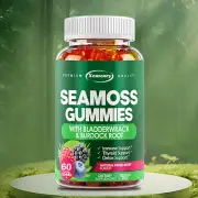 Seamoss 3000mg - with Irish Sea Moss, Bladderwrack, Burdock Root, Immune Health