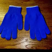 Purple Knit Gloves From Lakota Sioux Tribe-NEW