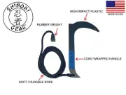 Plastic Ninja Training Kusari-Gama V4 With Rubber Weight-Royal Blue Cord Wrap