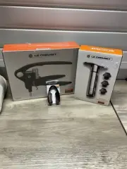New LE Creuset Lever Corkscrew Wine Bottle Opener, Wine Pump, Foil Cutter GIFT!