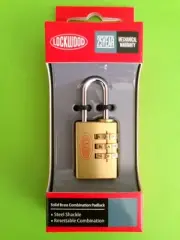 New Lockwood Combination Padlock 150/25/118/DP brisbane pickup fine