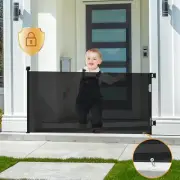 Retractable Baby Gate Pet Gate,180cm Baby Gate No Drill,89 Cm Tall Baby Gate ...