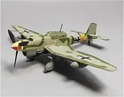 Replica 1/100 for German JU87 Stuka Dive Bomber Scale Die-cast with Bracket Military Airplane Model Classic Commemorative Airplane Toy