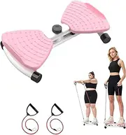 Flexforge Pilates Twister, 2025 New Waist Twister Machine with Resistance Bands, no Noise, 330 lbs Weight Capacity, Home Gym Equipment for Women/Men