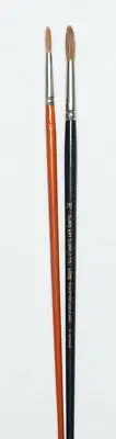2 Pc Red Sable Oil Painting Brush Set Long Handle ONLY $49.