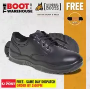Mongrel Boots 910025. Non Safety, Black Derby, Executive Work Shoes. Brand New!