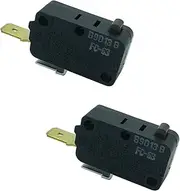[LONYE] SZM-V16-FC-63 28QBP0497 Microwave Oven Door Micro Switch for Whirlpool Amana W10269460 PS2361113 AP4429920 V-16G-3C25-K(Normally Open)(Pack of 2)