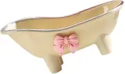 Alipis Bathroom Soap Tray Sturdy Soap Holder for Shower Modern Dish Drain for