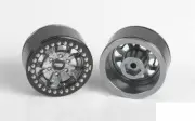 RC4WD Dirty Life MB 1.9" Beadlock Wheels Z-W0306 Grey Scale bolts 12mm Hex RC