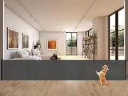 Retractable Baby Gate,Mesh Baby Extra Wide Gate,Extra Long Dog Gate,34" Tall,Large Extends up to 400cm Safety Indoor/Outdoor for Doorways, Stairs, Hallways (Black)