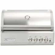 Crossray 4 Burner Infra-Red In-Built Gas BBQ Griller Outdoor Kitchen Silver