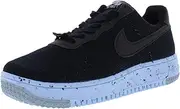 [Nike] Af1 Crater Flyknit Unisex Shoes Size 6.5, Color: Black/Black/Chambray Blue
