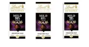 3 x 100g Lindt Chocolate Excellence Edelbitter Mild 90%,85%,70% Cacao New
